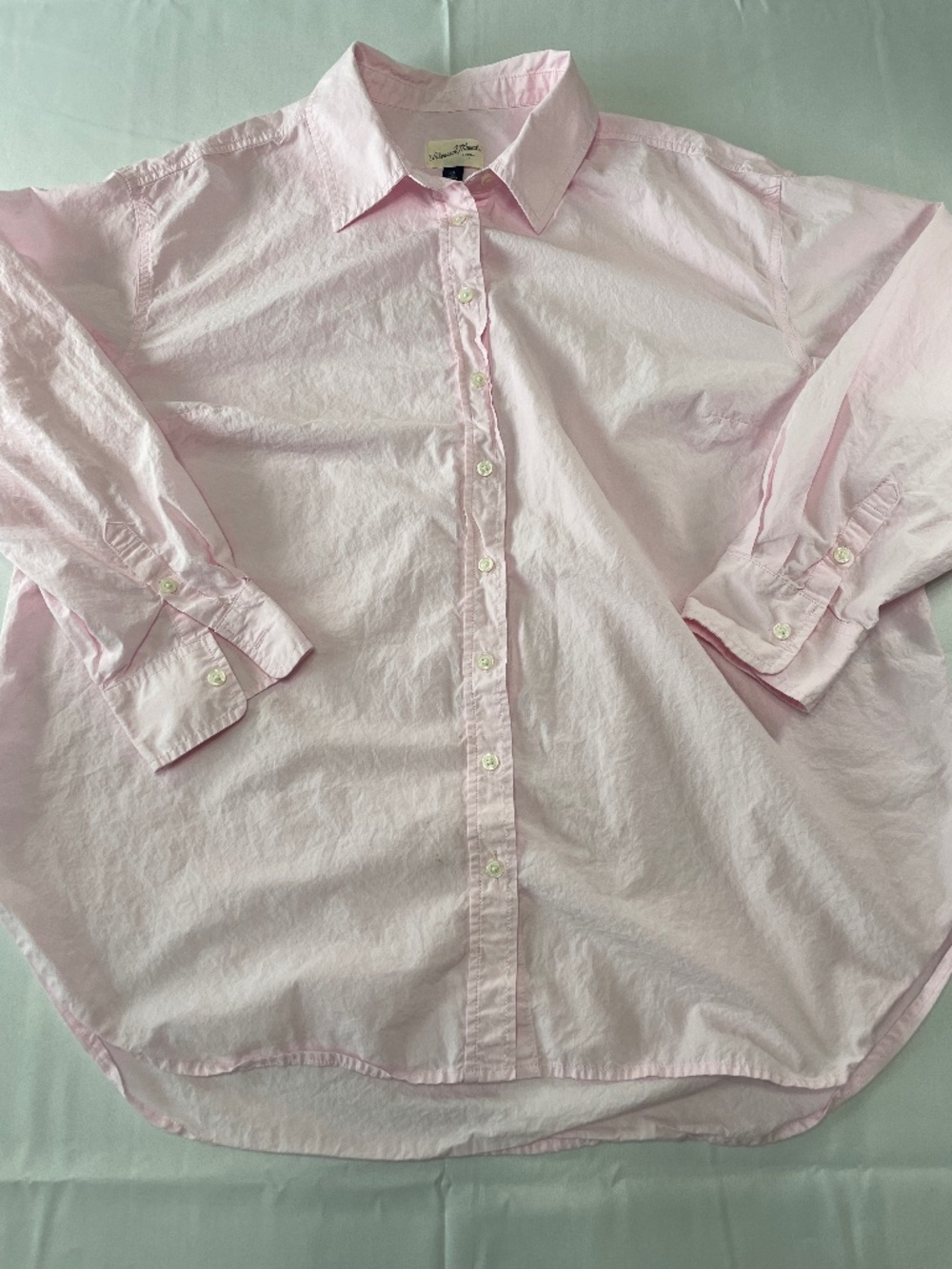 Universal Thread Womens XXL Pink Button Down Shirt Cotton Long Sleeve Casual